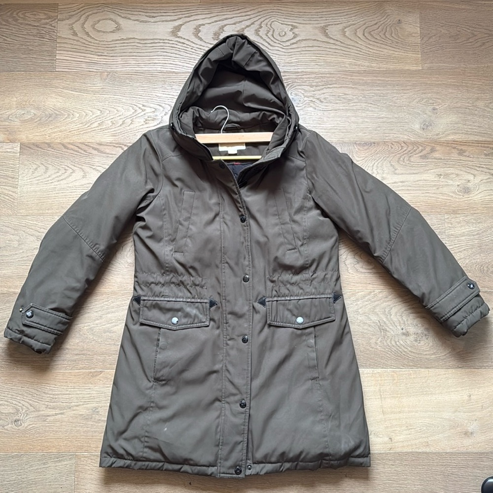 MICHAEL Michael Khors Green Winter Coat